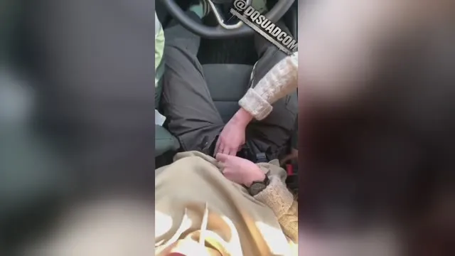 Facet dał to rosyjskiej dziwce na autostradzie